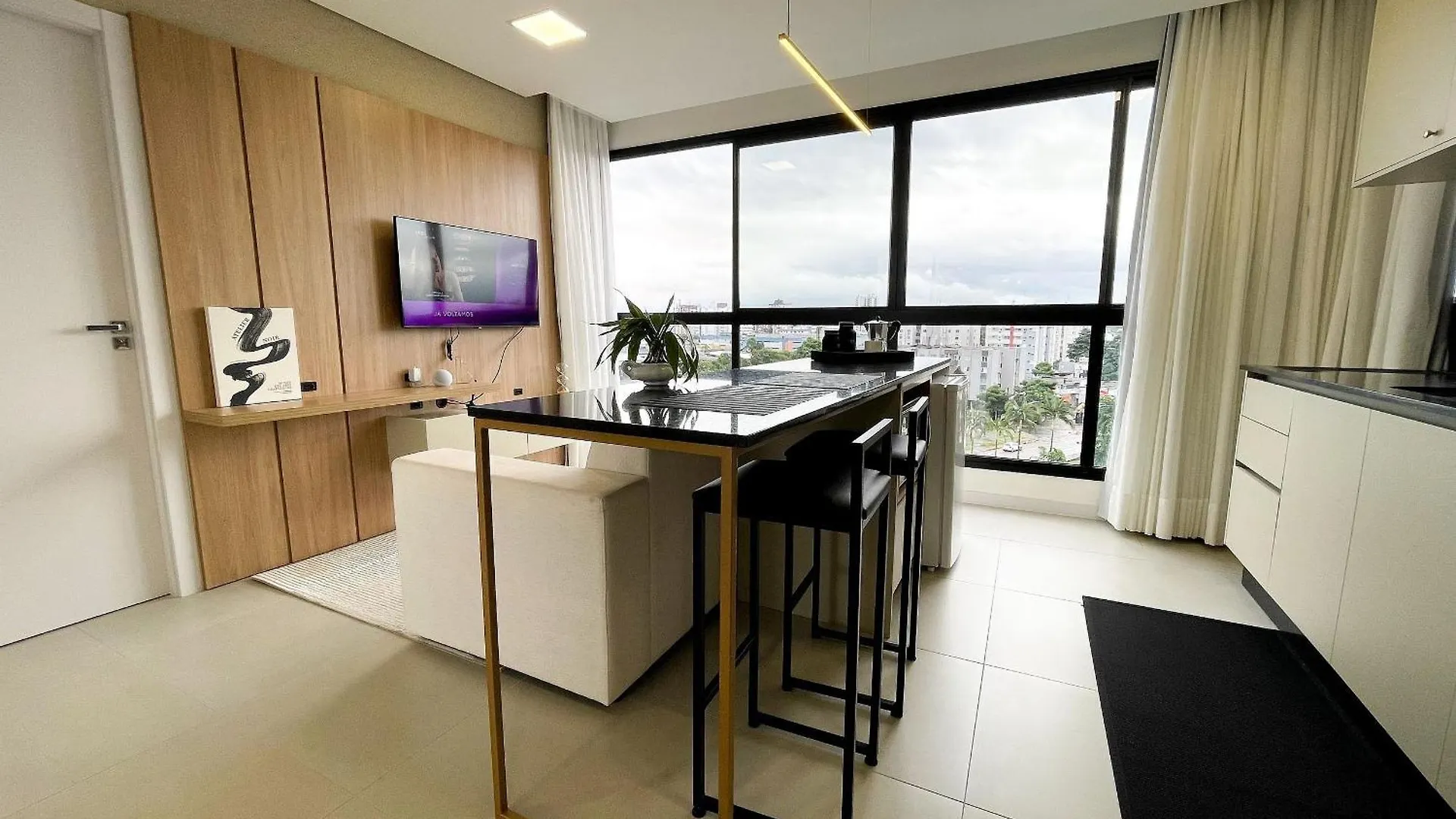 Apto Novo, Moderno, Com Vista Incrivel Sth505 جوينفيل البرازيل